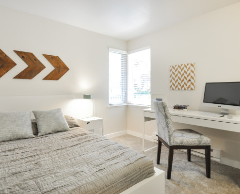 Bedroom - Starboard Apartments, Juanita Beach, Kirkland, Washington 98034